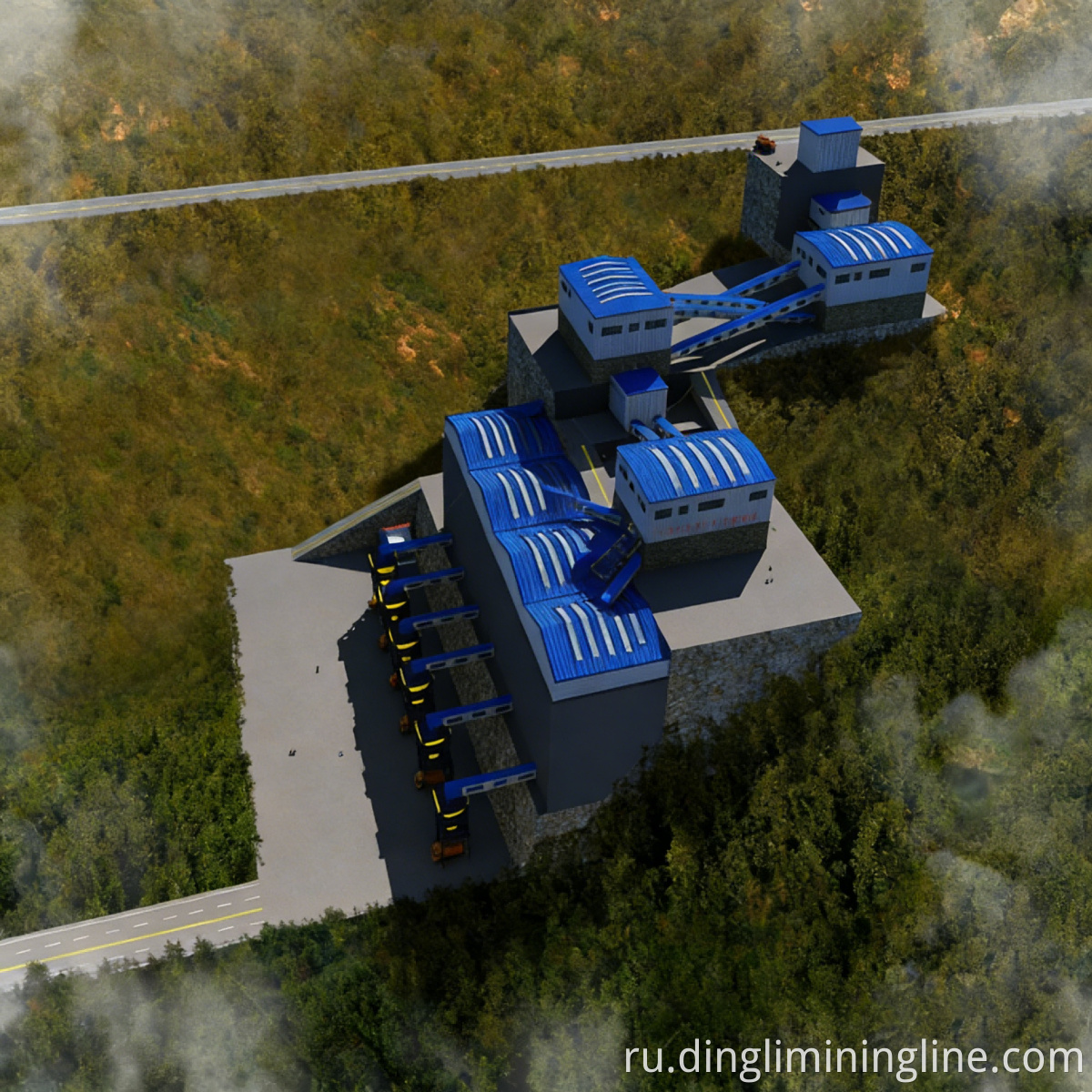 Secondary Crushing Stone Production Line